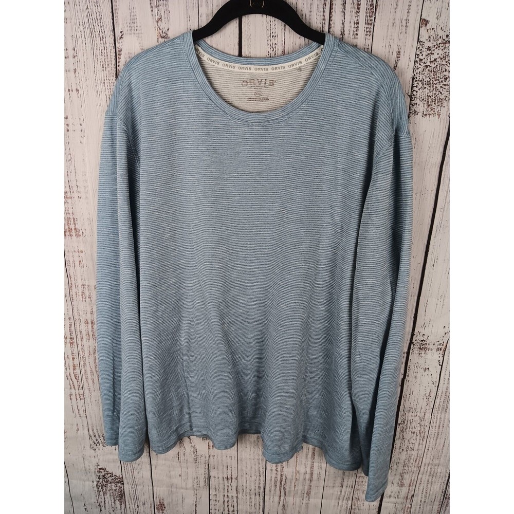 Orvis Sweater Women’s 2XL XXL Blue  Sweatshirt Outdoors Casual Stretch